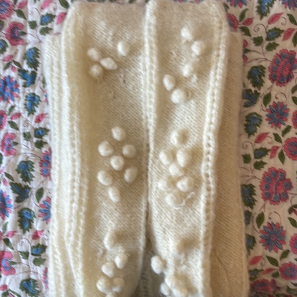 LoveShackFancy Mohair Pom Pom Gigi Sweater, Size S - Picture 8 of 9